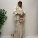 gonna in tulle con balze vic